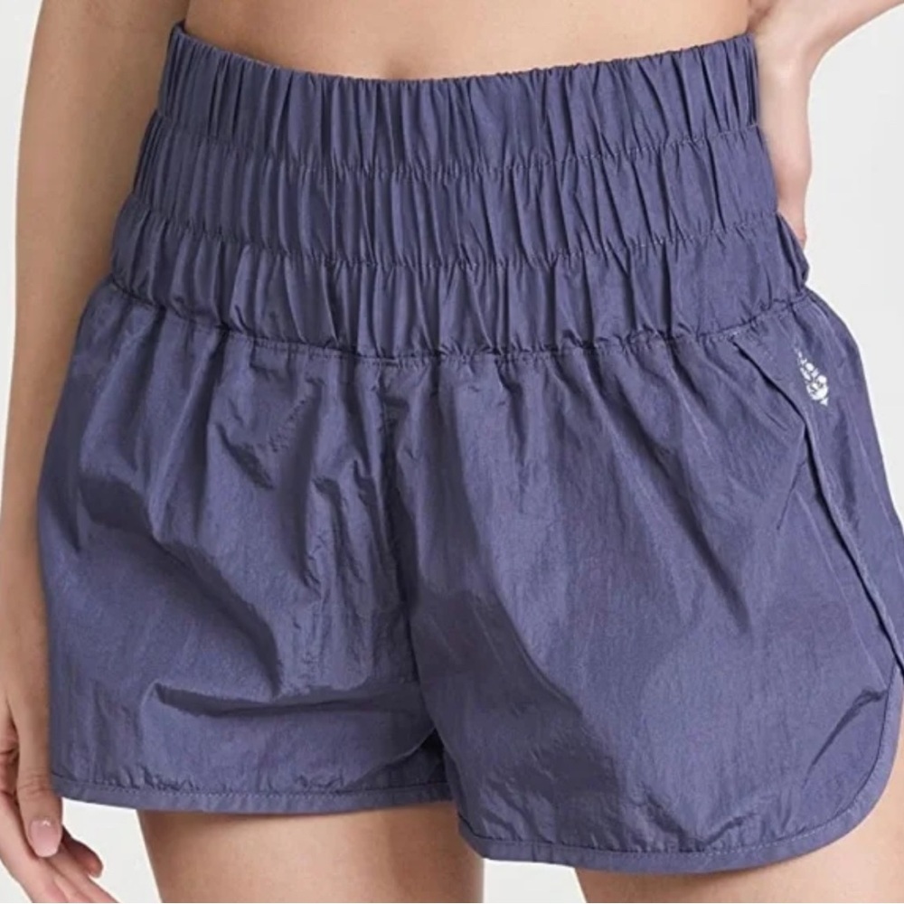 Free People Movement The Way Home Athletic Purple Shorts Running Brief Lined: M